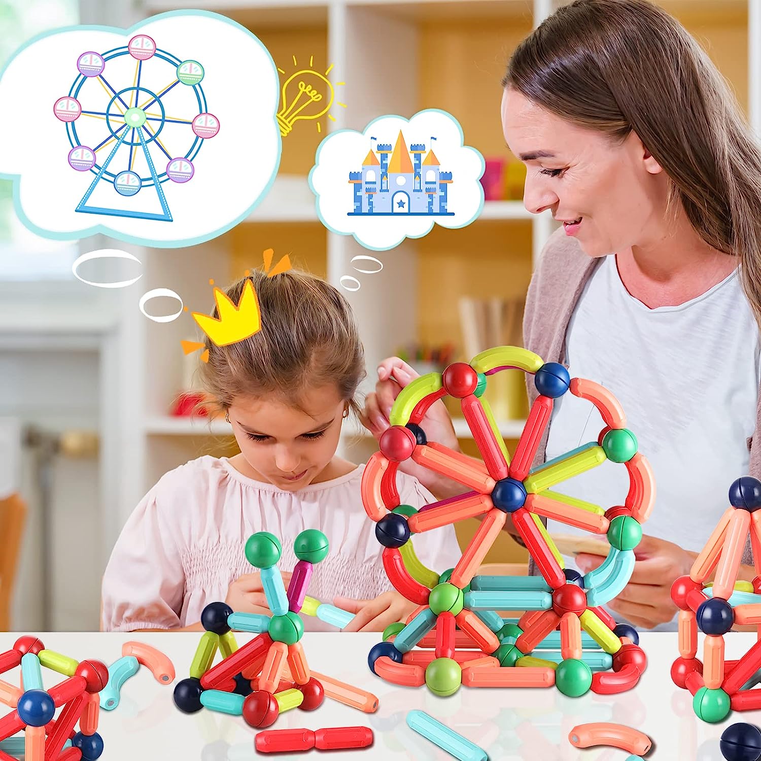 MAGNETIC STICKS BUILDING BLOCKS