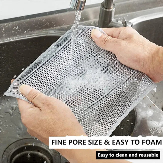 MULTIPURPOSE WIRE DISHWASHING RAGS CLOTH